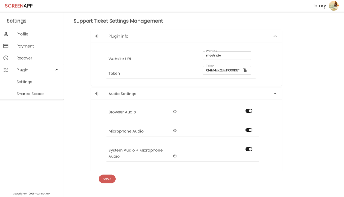 ScreenApp screen recorder with AI transcription