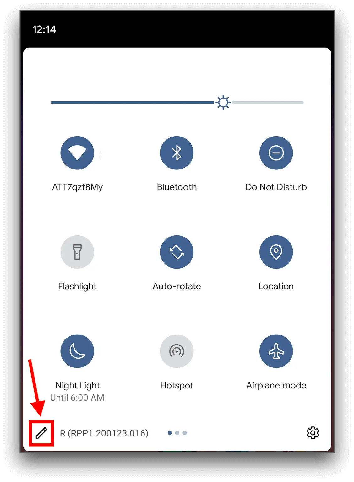 Android Quick Settings with screen recording option
