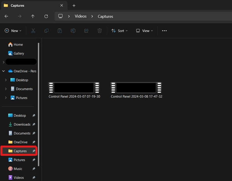 Xbox Game Bar Capture widget showing recording controls