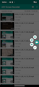 ADV Screen Recorder app interface